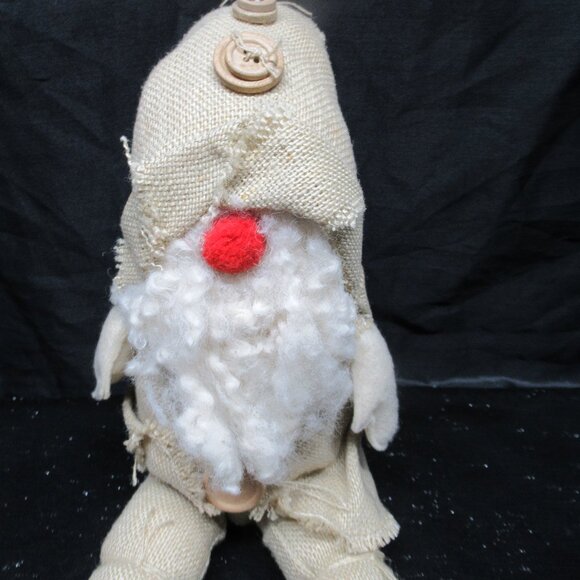 Winter Burlap Gnome Tabletop Decor - Picture 1 of 8